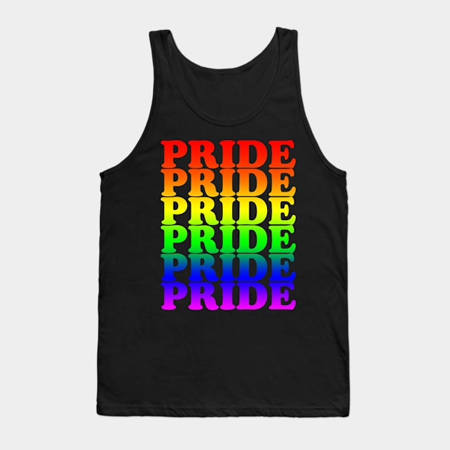 Pride All The Way. Tank Top by hybridgothica